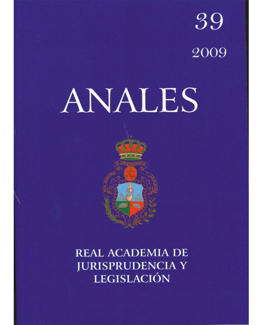 Anales. Número 39. 2009(Tapa blanda) 1
