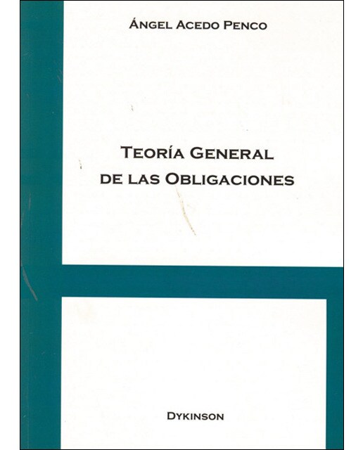 Teoría general de las obligaciones(Tapa blanda) 1