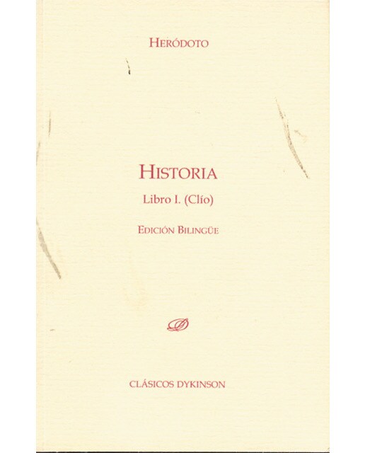 Historia. Libro i. Clío. : Edición bilingüe(Tapa blanda) 1