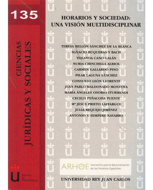 Horarios y sociedad: una visión multidisciplinar(Tapa blanda) 1