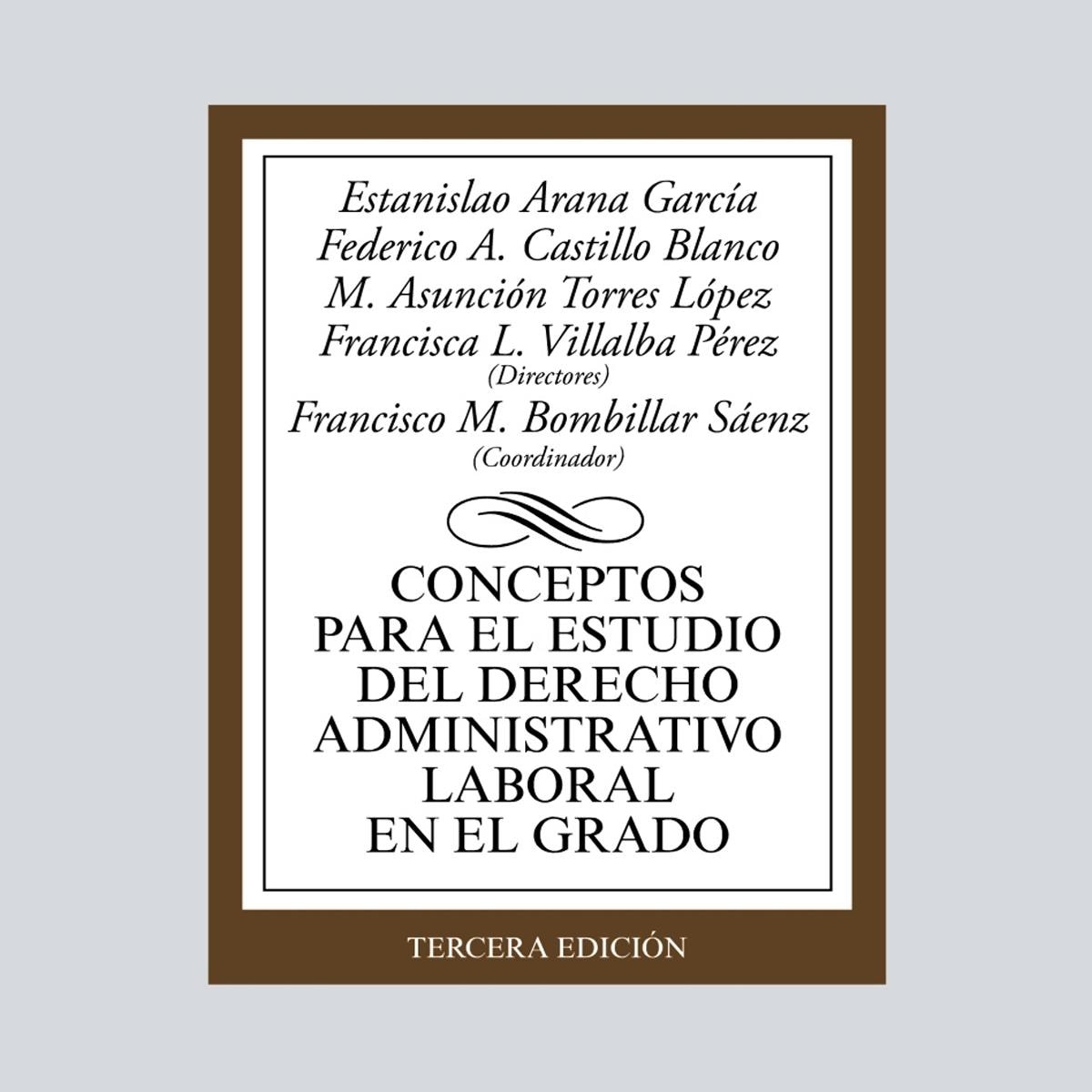 Imagem 0 de Conceptos para el estudio del derecho administrativo laboral en el grado(Tapa blanda)