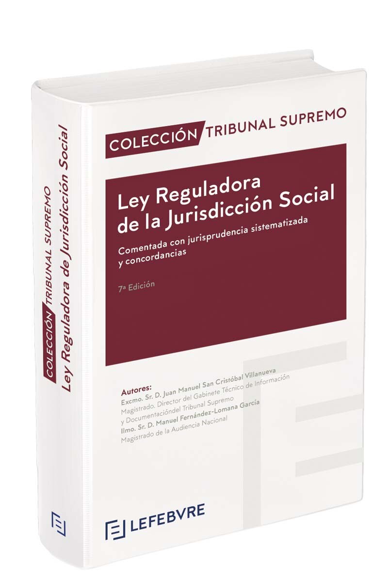Ley Reguladora de la Jurisdicción Social comentada 7ª edc.: Colección Tribunal Supremo (Capa dura) 1