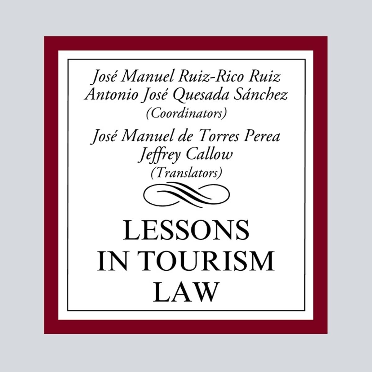 Lessons in Tourism Law (Capa mole) 1