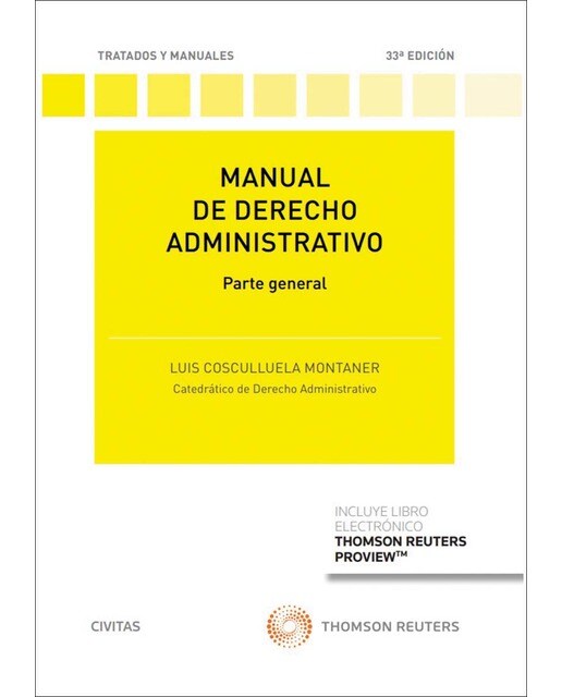 Manual de derecho administrativo. Parte general (Papel + e-book) 1