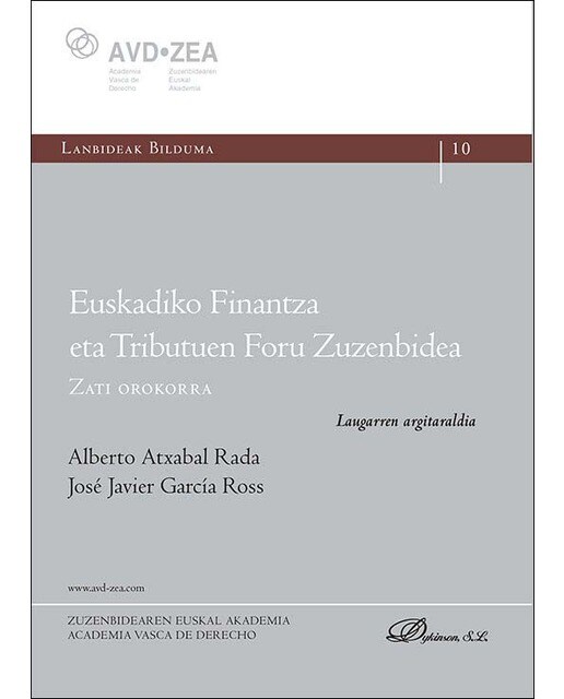 Euskadiko Finantza eta Tributuen Foru Zuzenbidea: Zati orokorra 1