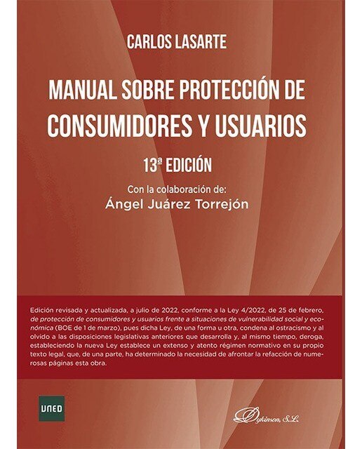 Manual sobre Protección de consumidores y usuarios 1