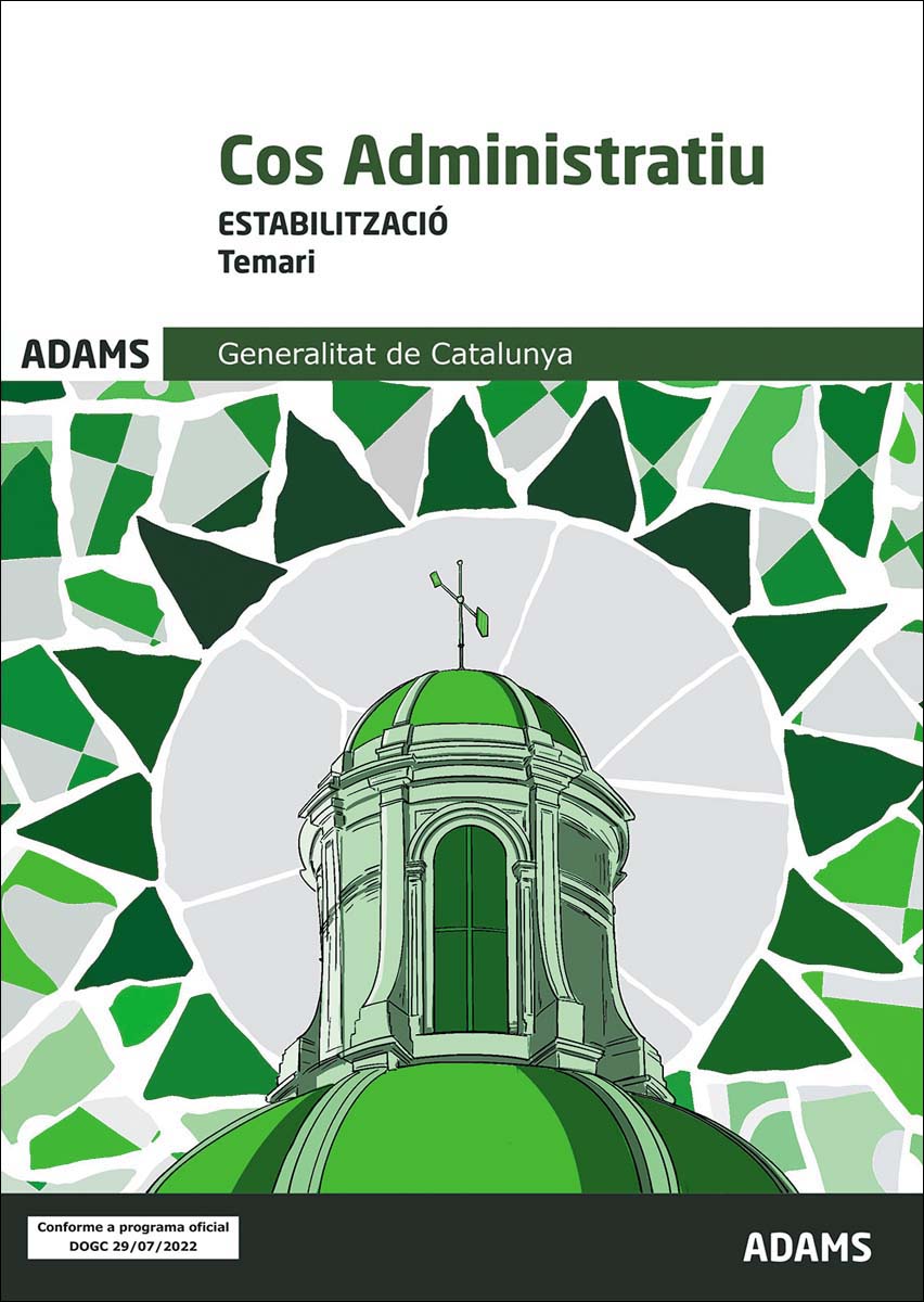 Temari Cos Administratiu de la Generalitat de Catalunya (estabilització) (Capa mole) 1