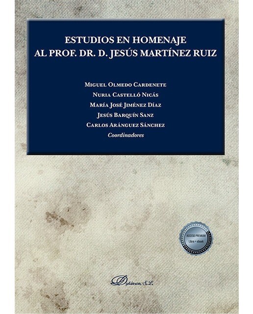 Estudios en Homenaje al Prof. Dr. D. Jesús Martínez Ruiz 1