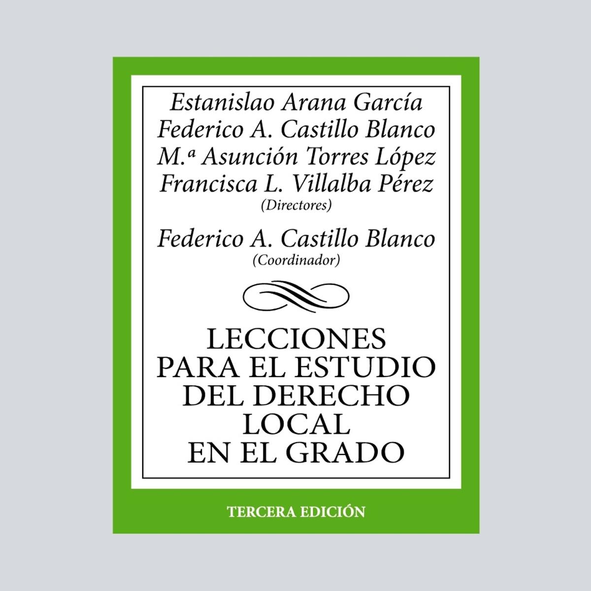 Imagem 0 de Lecciones para el estudio del derecho local en el grado