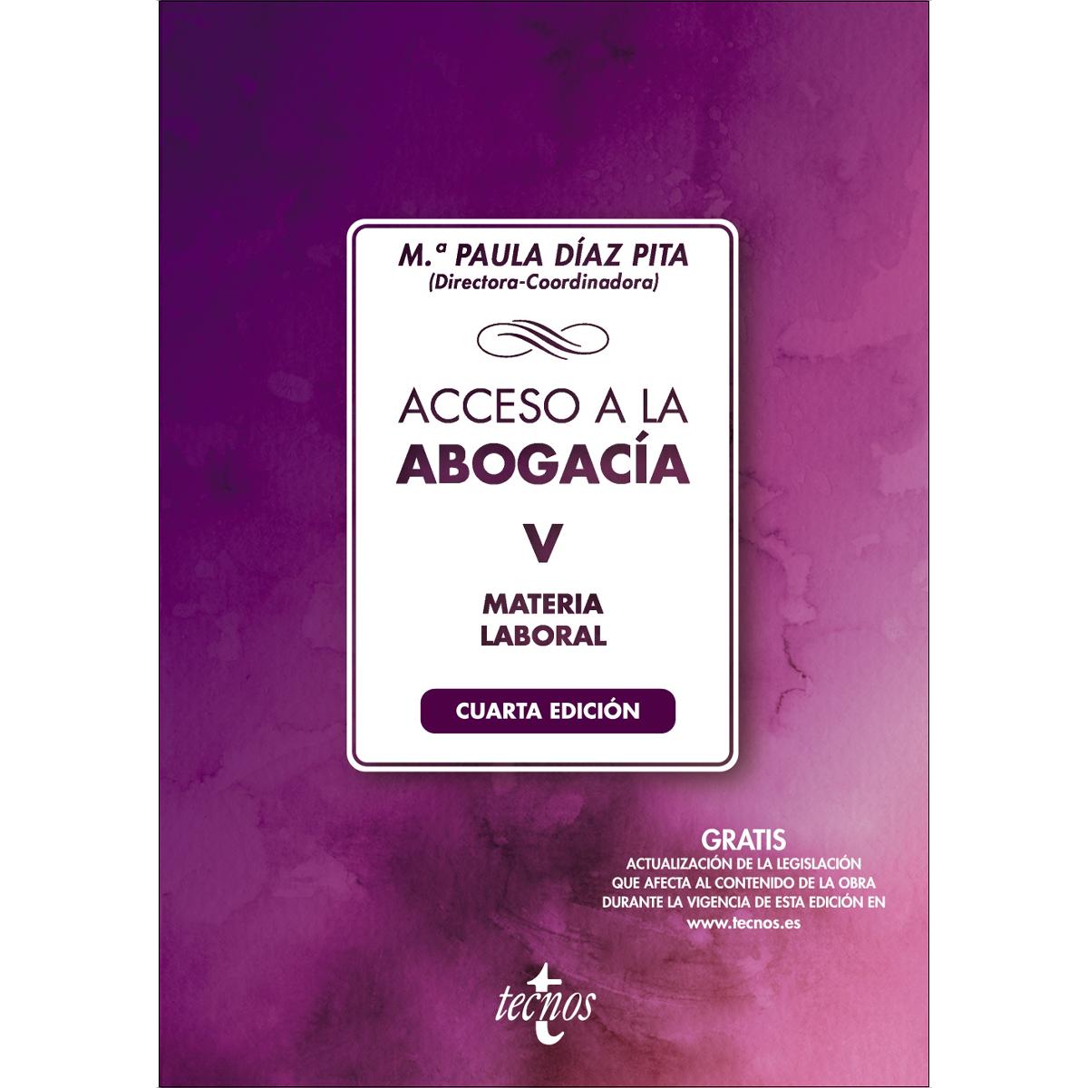 Acceso a la abogacía-V-Laboral: Tomo V. Materia laboral 1