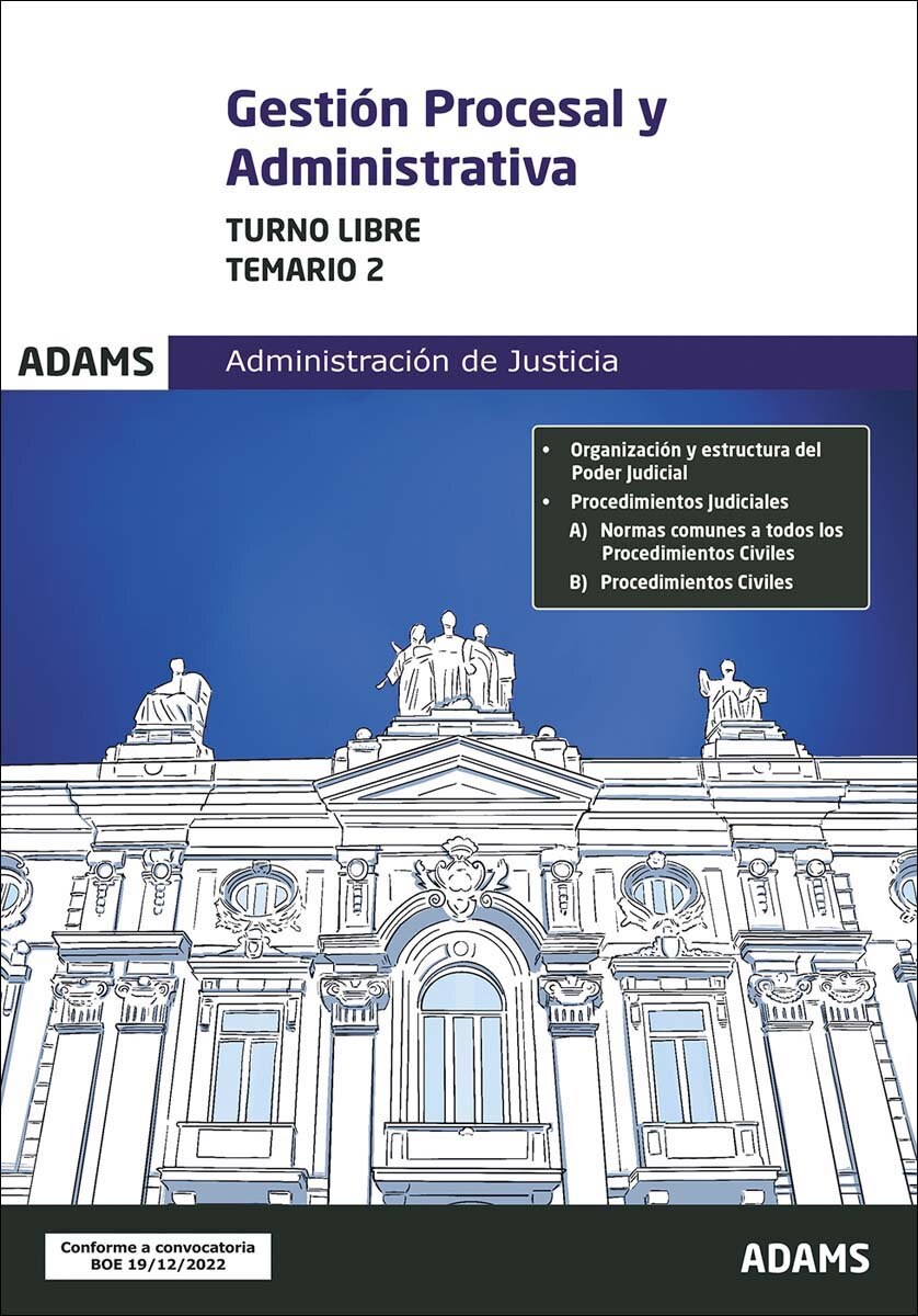Temario 2 Gestión Procesal y Administrativa, turno libre (Capa mole) 1