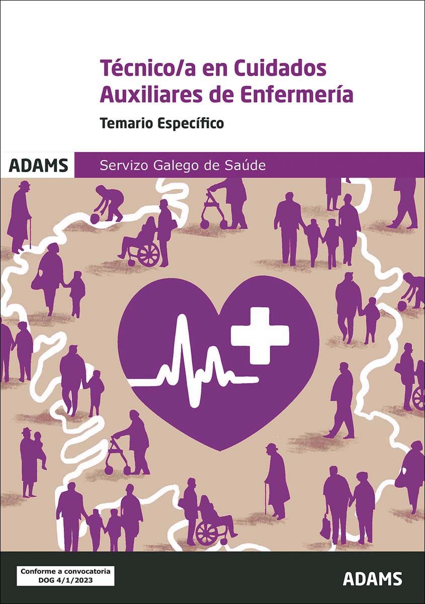 Temario Específico Técnico/a en Cuidados Auxiliares de Enfermería Servizo Galego de Saúde (Capa mole) 1