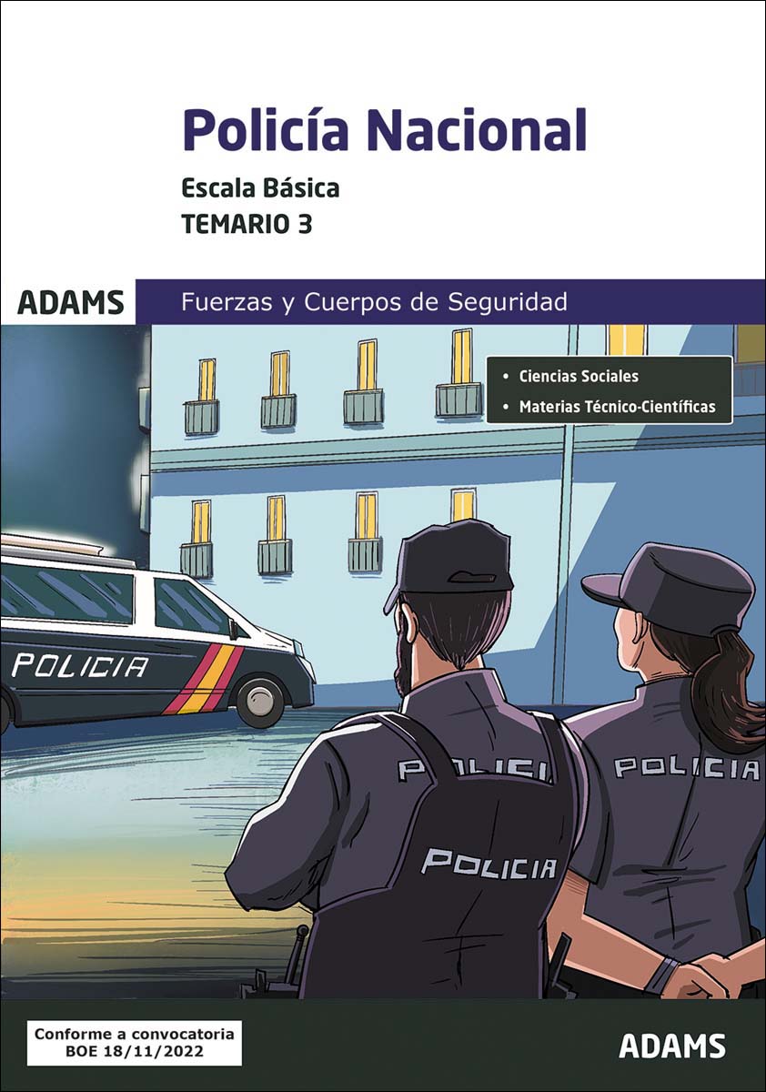 Temario 3 Policía Nacional. Escala Básica (Capa mole) 1