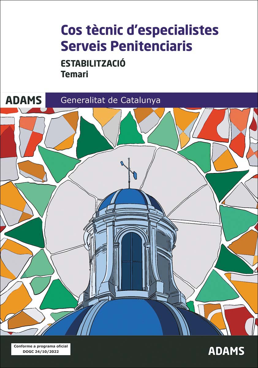 Temari específic Tècnics especialistes Grup Serveis Penitenciaris Generalitat de Catalunya (estabilizació) (Capa mole) 1