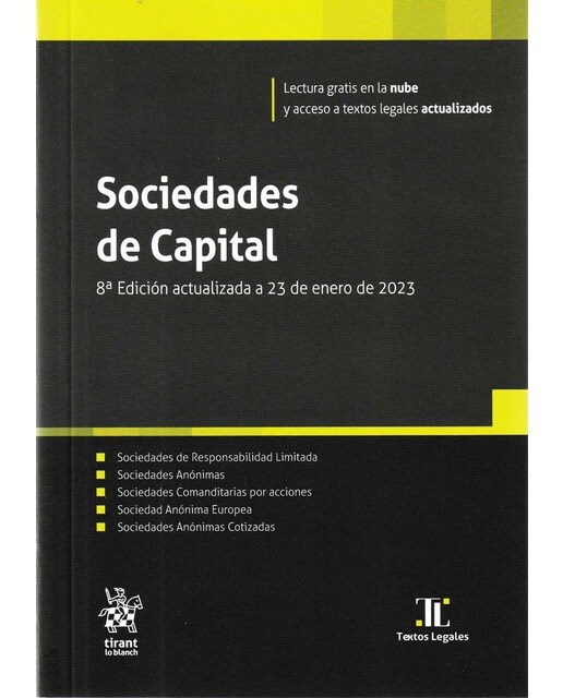 Sociedades de Capital 8ª Edición (Capa mole) 1