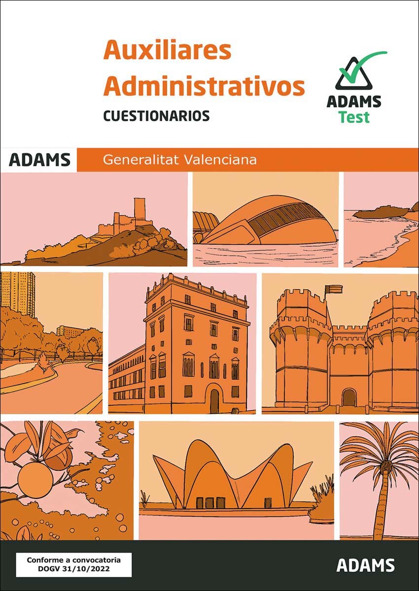 Cuestionarios Auxiliares Administrativos Generalitat Valenciana (Capa mole) 1