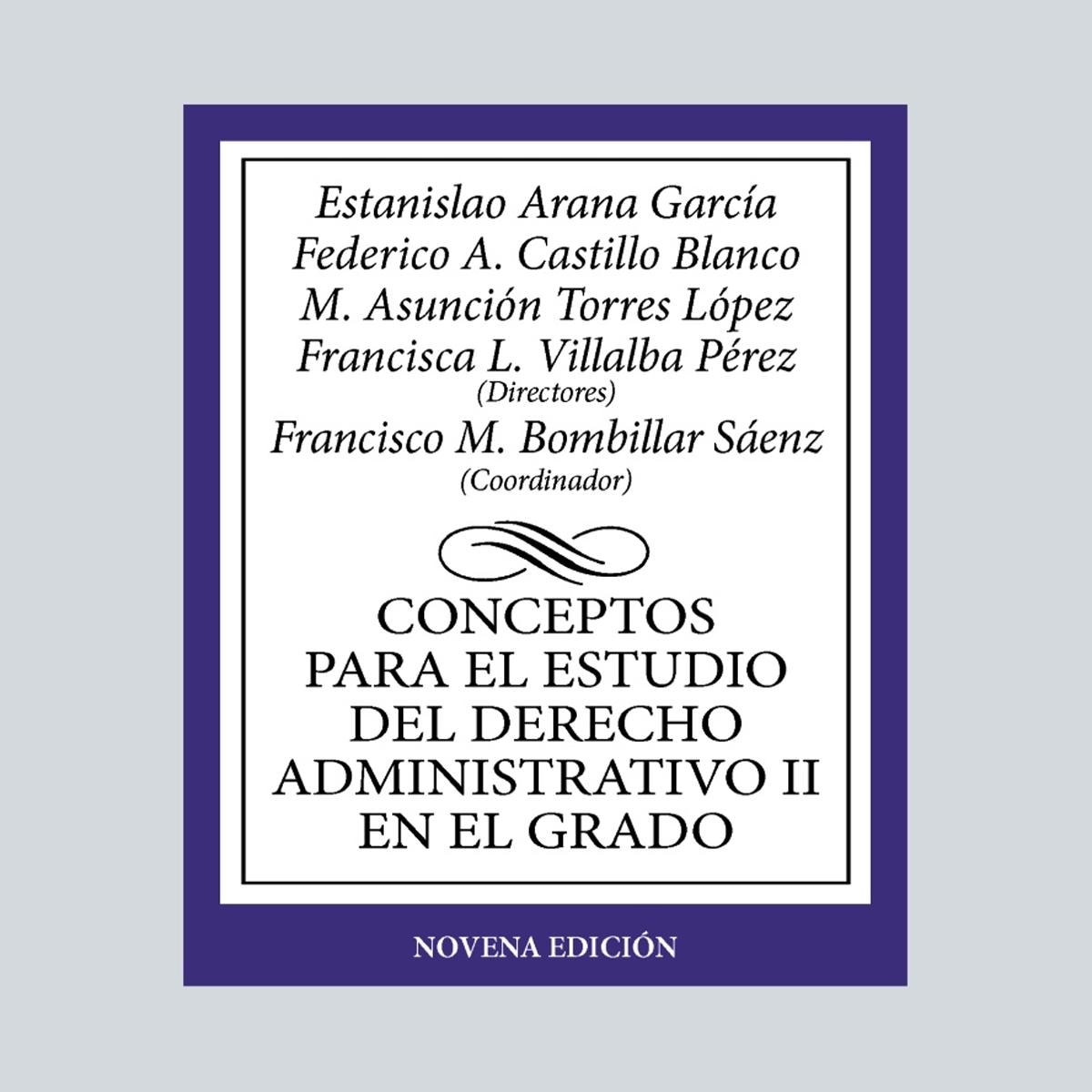Imagem 0 de Conceptos para el estudio del Derecho administrativo II en el grado