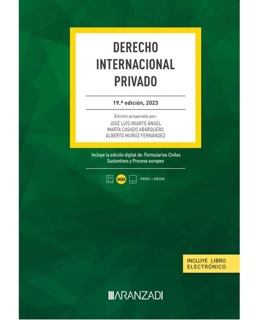Derecho Internacional Privado (Papel + e-book) 1