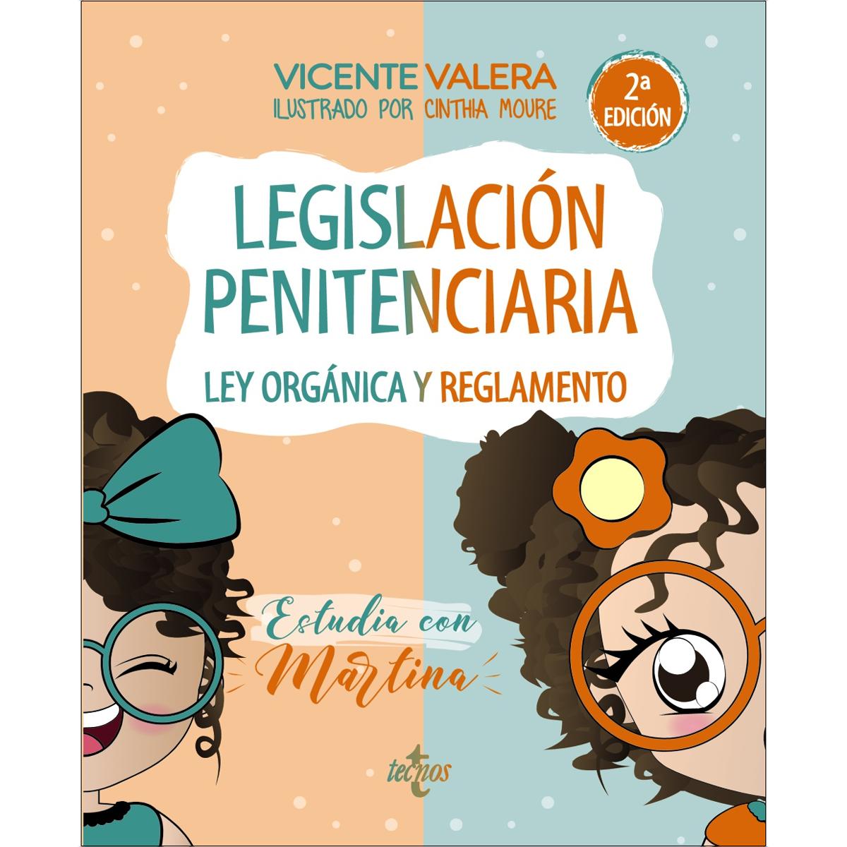 Legislación penitenciaria. Estudia con Martina: Ley orgánica y reglamento (Capa mole com abas) 1