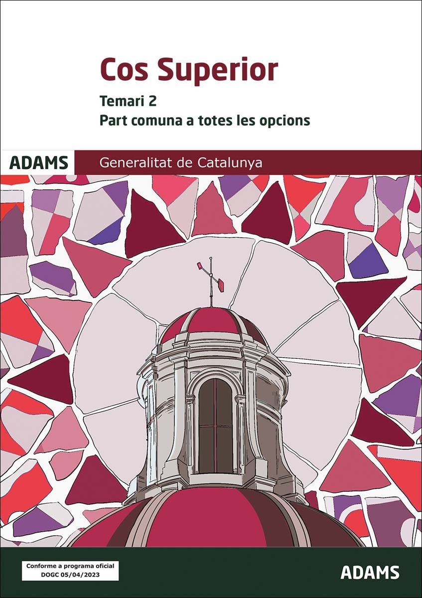 Temari 2 Cos Superior, Part Comuna a totes les opcions, Generalitat de Catalunya (Capa mole) 1