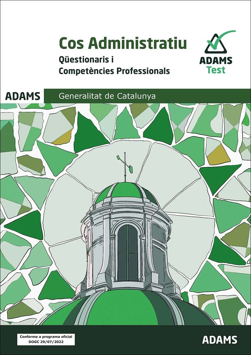Qüestionari i Competències professionals Cos Administratiu Generalitat de Catalunya (Capa mole) 1