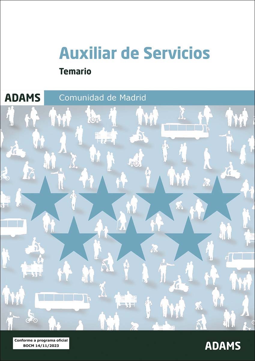 Temario Auxiliar de Servicios Comunidad de Madrid, turno libre (Capa mole) 1