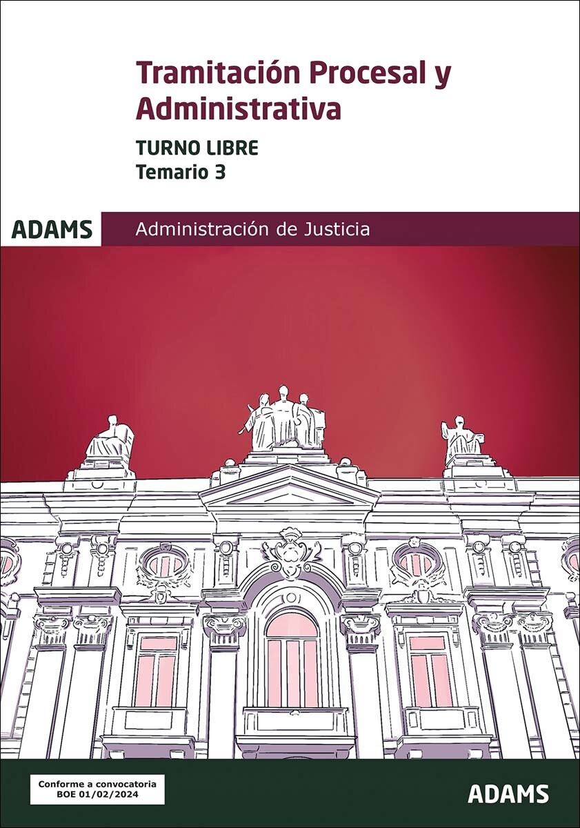 Temario 3 Tramitación Procesal y Administrativa, turno libre (Capa mole) 1