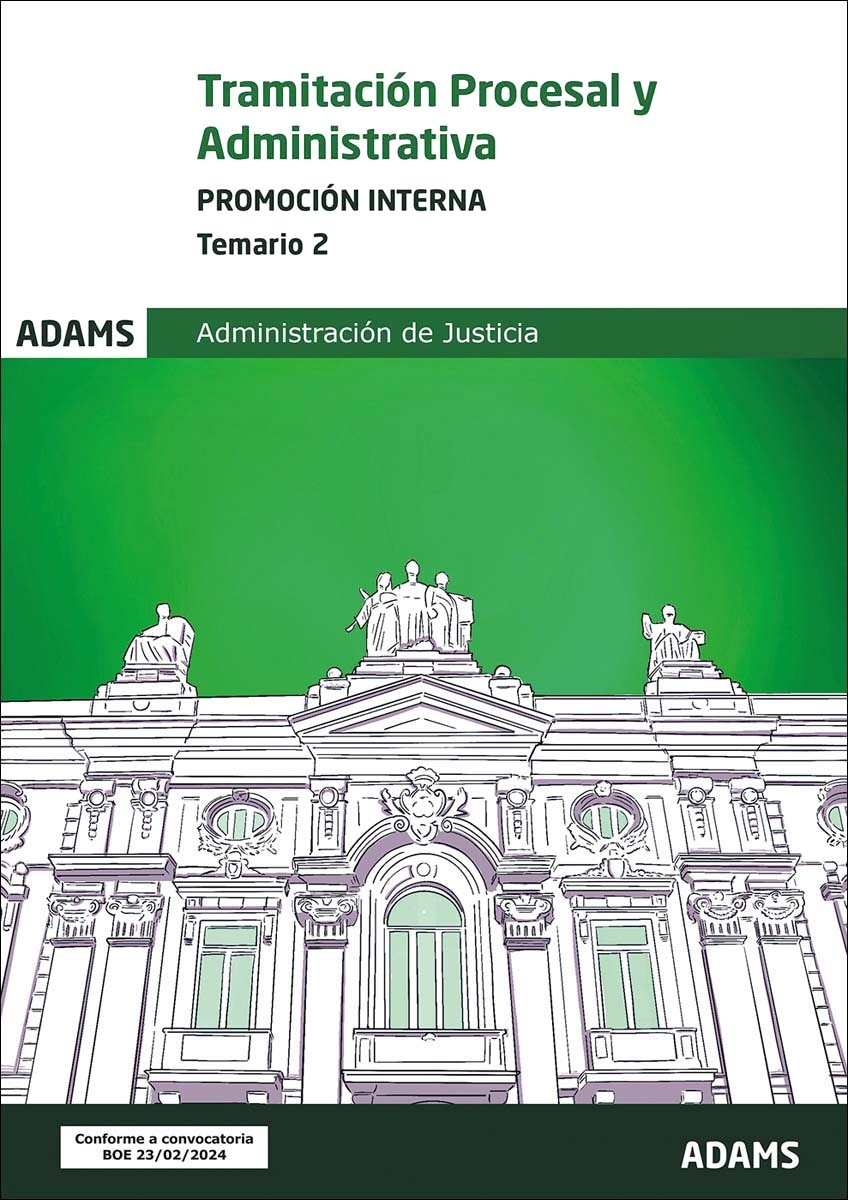 Temario 2 Tramitación Procesal y Administrativa, promoción interna (Capa mole) 1