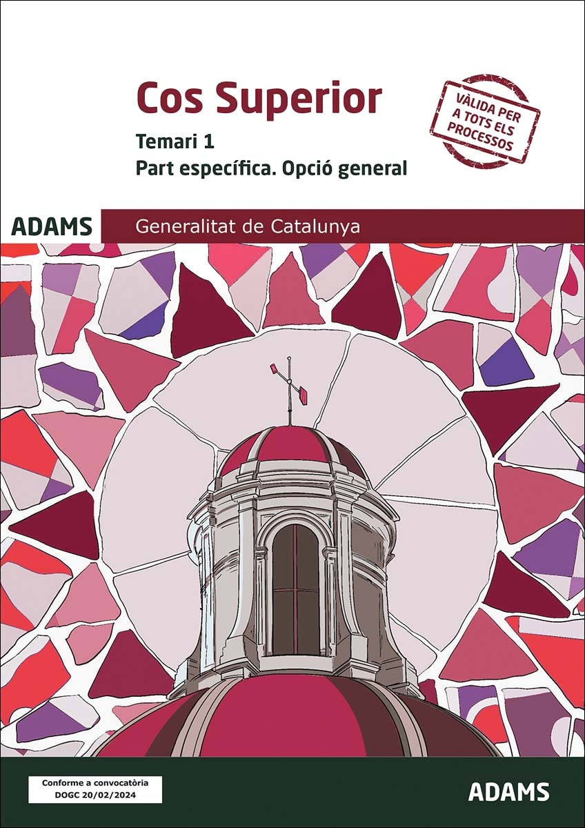 Temari 1 Cos Superior Part Especifica (opció general) de la Generalitat de Catalunya (Capa mole) 1