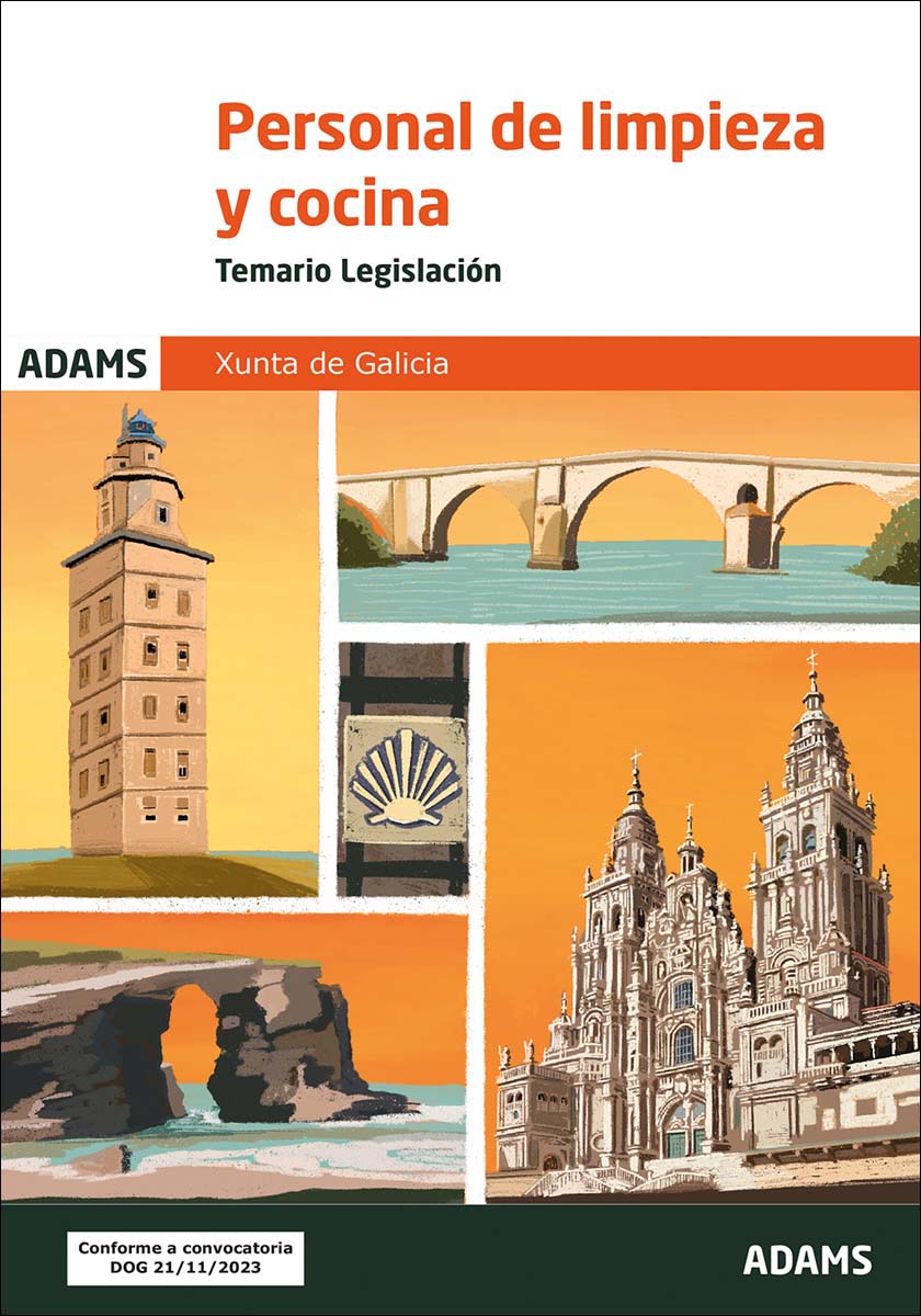 Temario Legislación Personal de Limpieza y Cocina. Xunta de Galicia (Capa mole) 1