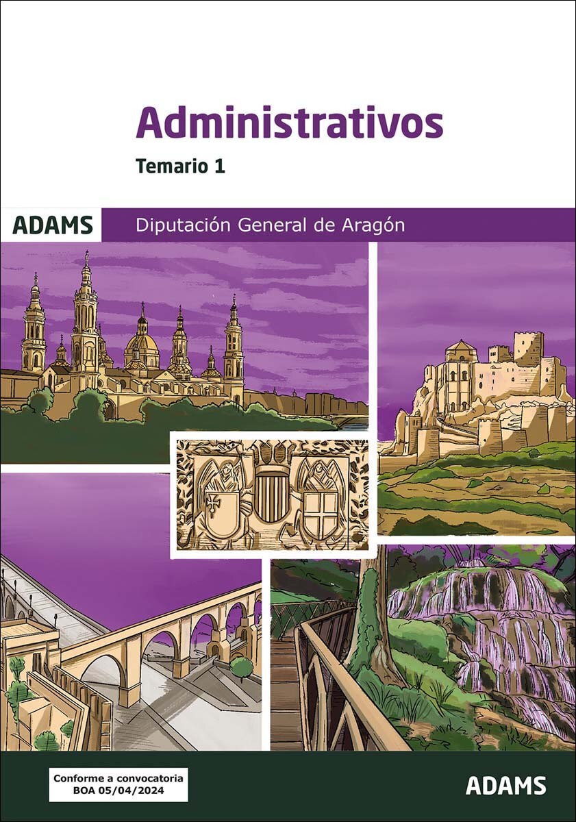 Temarios 1 Administrativos Diputación General de Aragón (Capa mole) 1