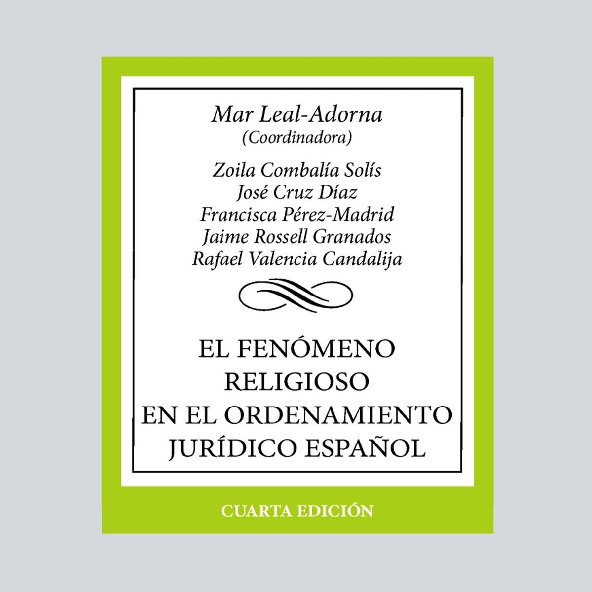 Imagem 0 de El fenómeno religioso en el ordenamiento jurídico español