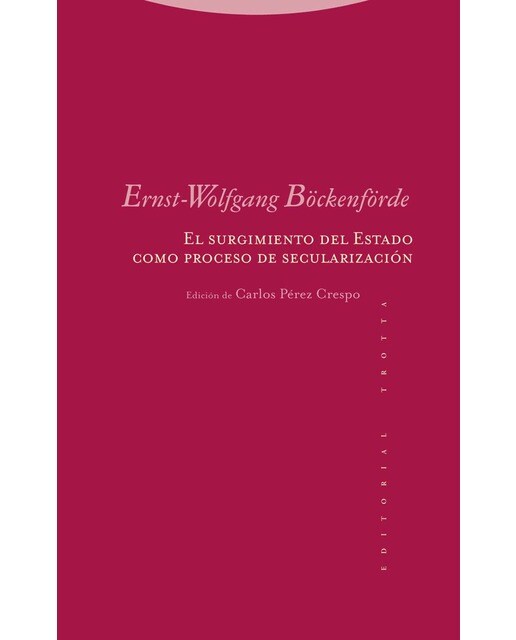 El surgimiento del Estado como proceso de secularización (Capa mole com abas) 1