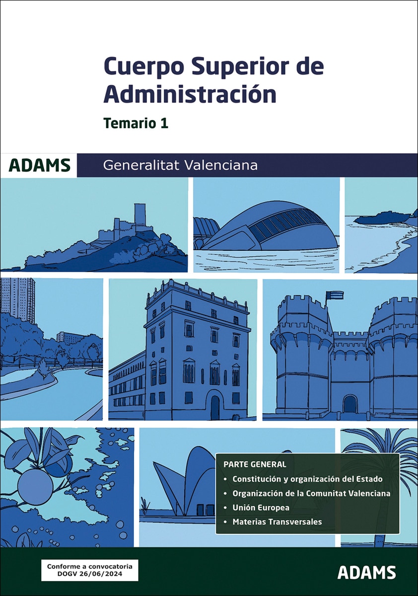 Temario 1 Cuerpo Superior de Administración de la Generalitat Valenciana (Capa mole) 1