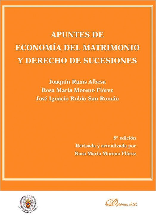 Apuntes de economía del matrimonio y derecho de sucesiones(Tapa blanda) 1