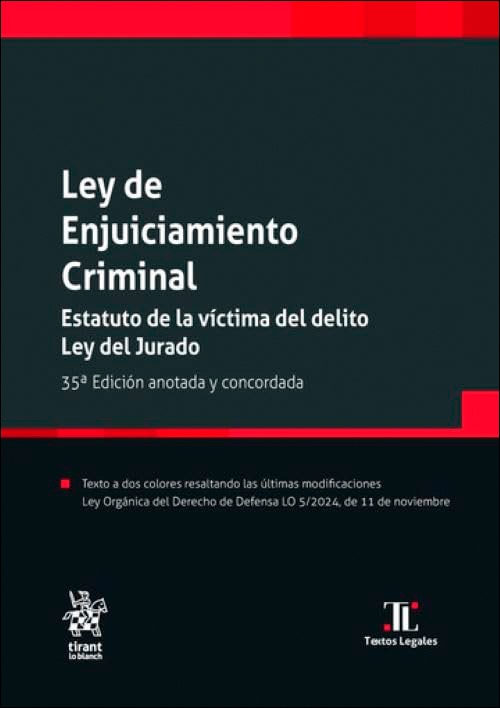 Ley de enjuiciamiento criminal - 35ed 1