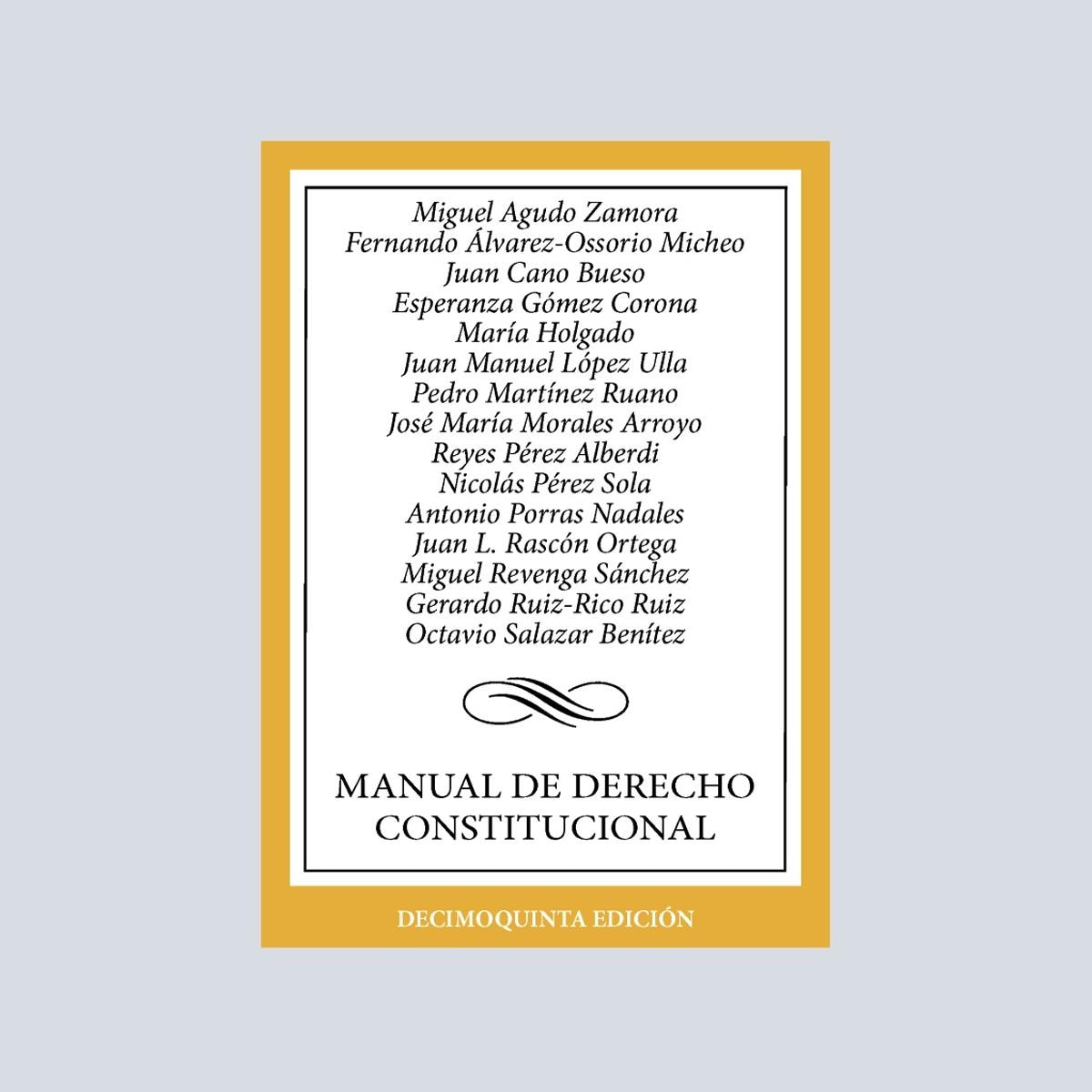 Manual de Derecho Constitucional 1