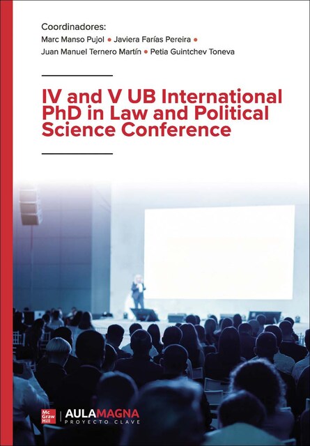 Imagem 0 de IV and V UB International PhD in Law and Political Science Conference (Capa mole)