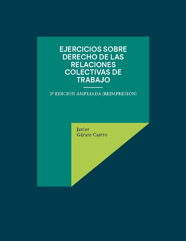 Imagen 0 de Ejercicios sobre derecho de las relaciones colectivas de trabajo: 2ª edición ampliada (reimpresión)  (Tapa blanda)