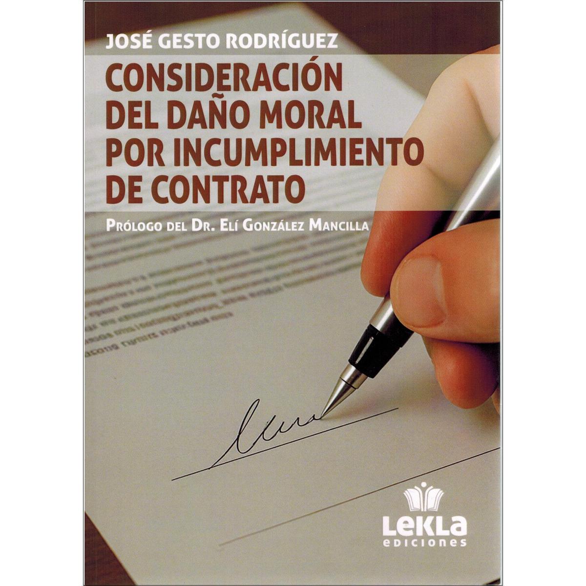 Consideración del daño moral por incumplimiento de 1