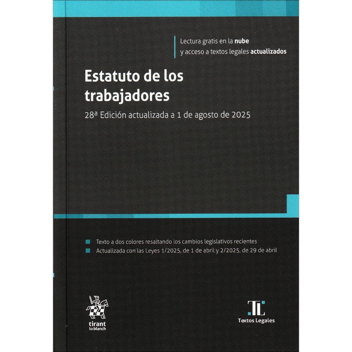 Imagem 0 de Estatuto de los trabajadores 28ª Edición actualizada a 1 de agosto de 2025 (Capa mole)