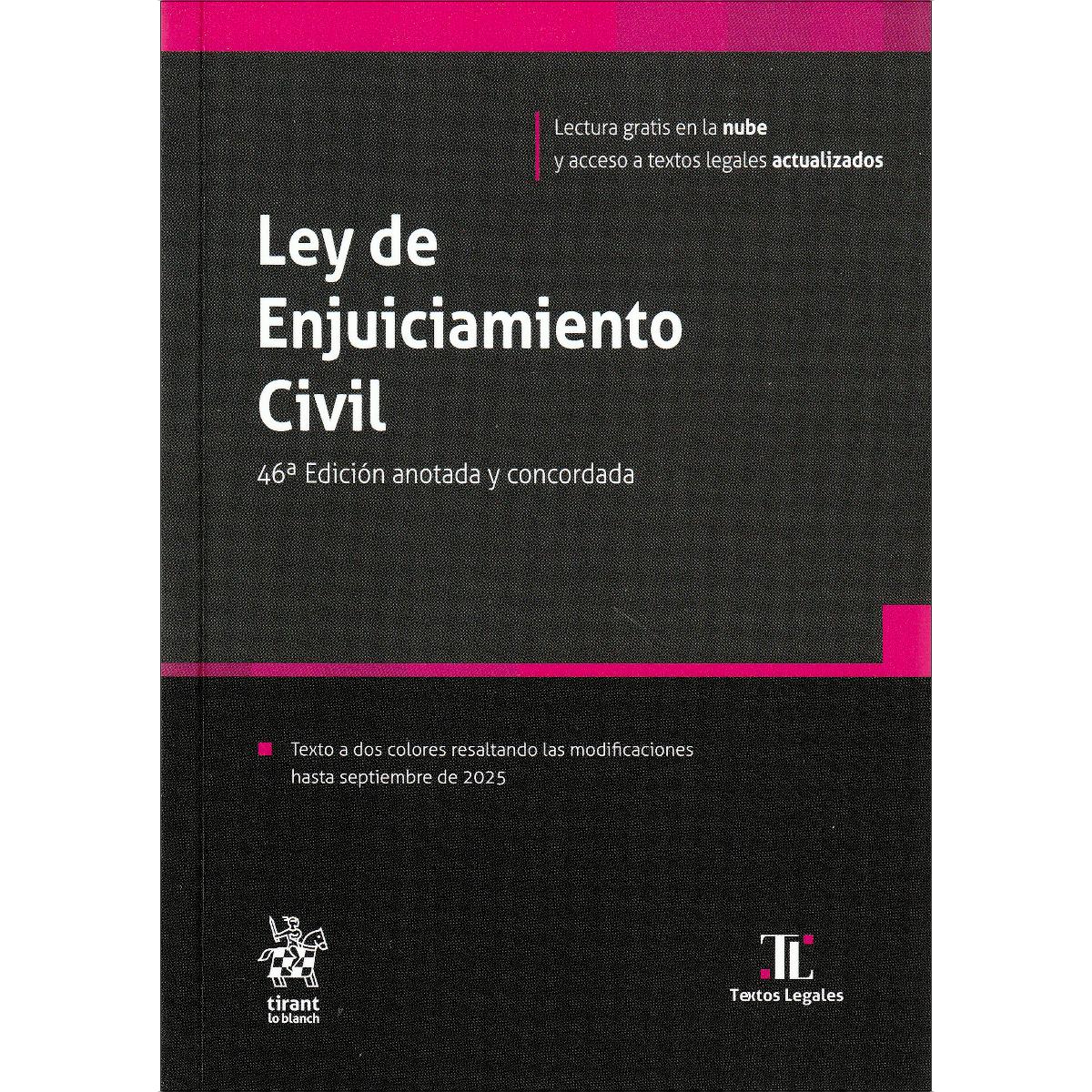 Imagem 0 de Ley de Enjuiciamiento Civil 46ª Edición anotada y concordada (Capa mole)