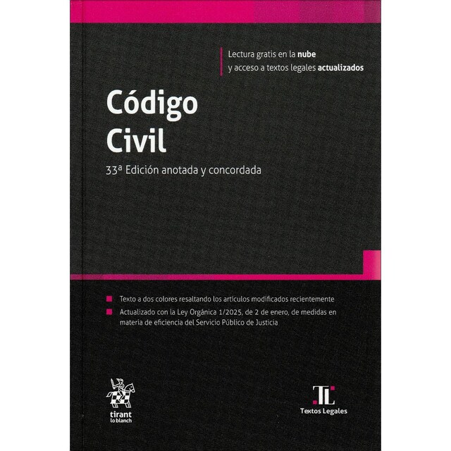 Imagen 0 de Código Civil 33ª Edición anotada y concordada (Tapa blanda)