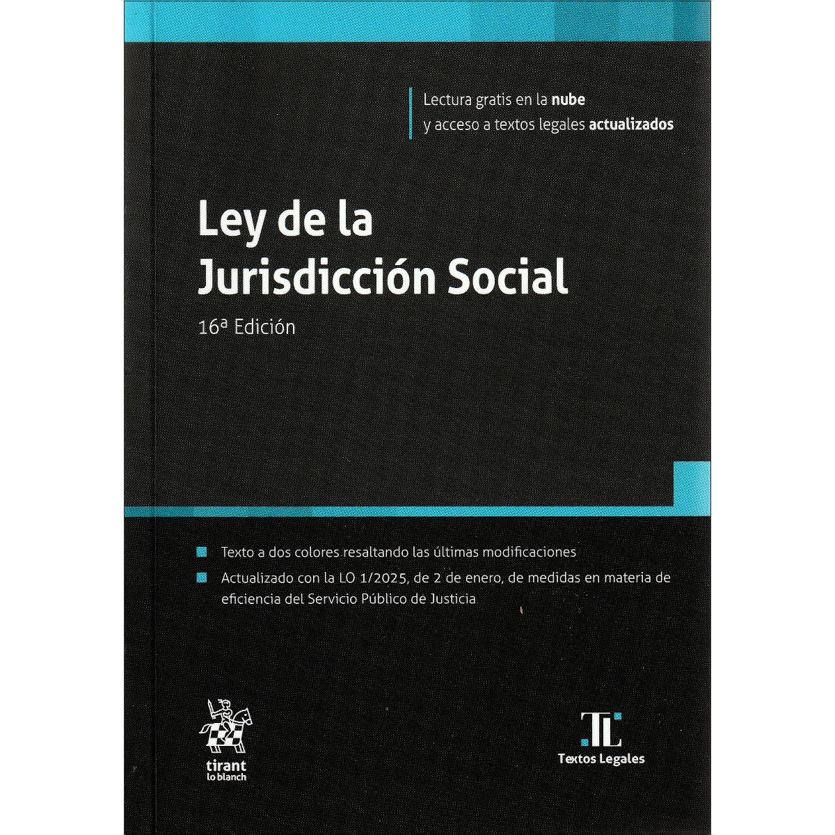 Ley de la Jurisdicción Social 16ª Edición (Capa mole) 1