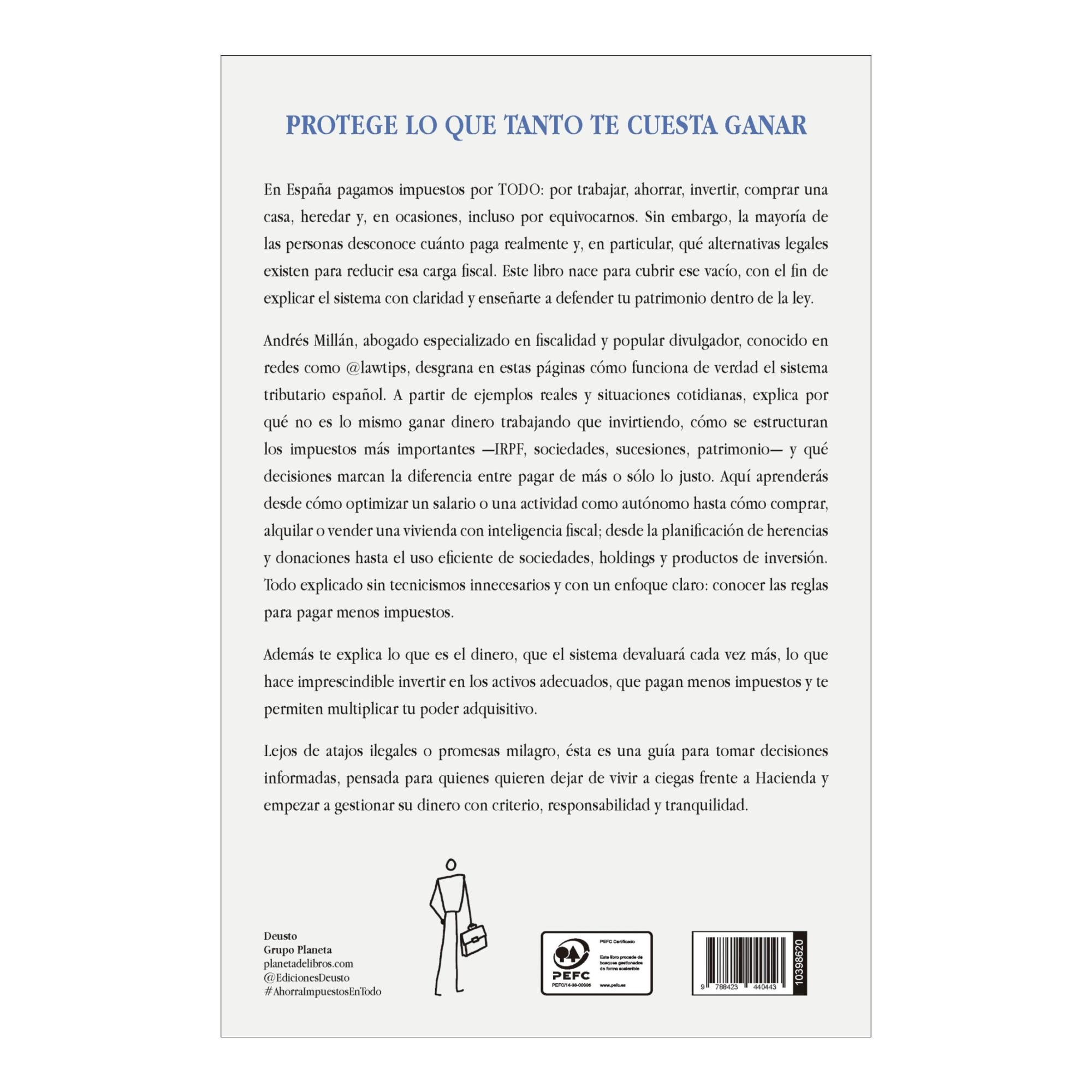 Ahorra impuestos en todo: Trabajo, vivienda, herencias e inversiones (Capa mole com abas) 2