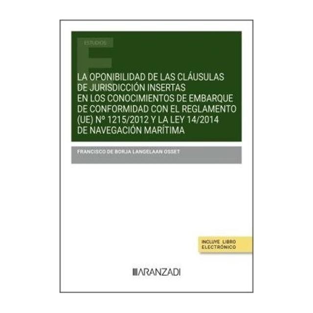 Imagen 1 de La oponibilidad de las clausulas de juri