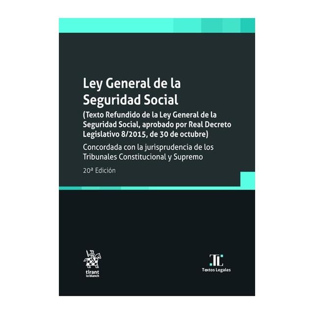 Imagem 0 de Ley general de la seguridad social - 20e