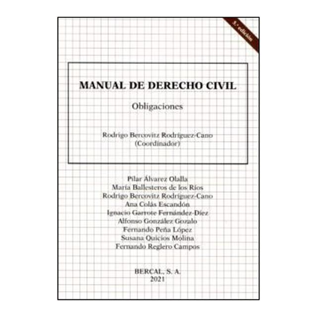 Manual de derecho civil derecho de oblig