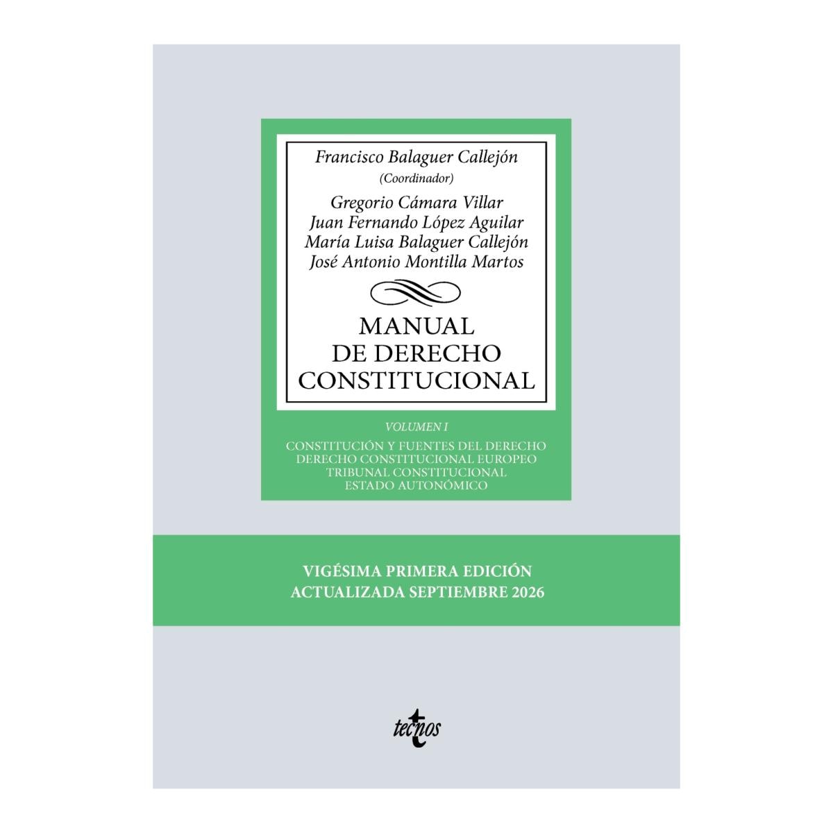 Imagem 0 de MANUAL DE DERECHO CONSTITUCIONAL  (Capa Mole)