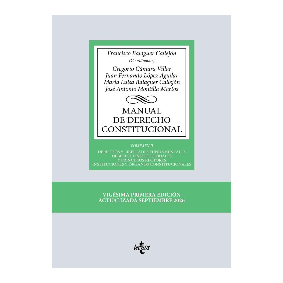 Imagem 0 de MANUAL DE DERECHO CONSTITUCIONAL  (Capa Mole)